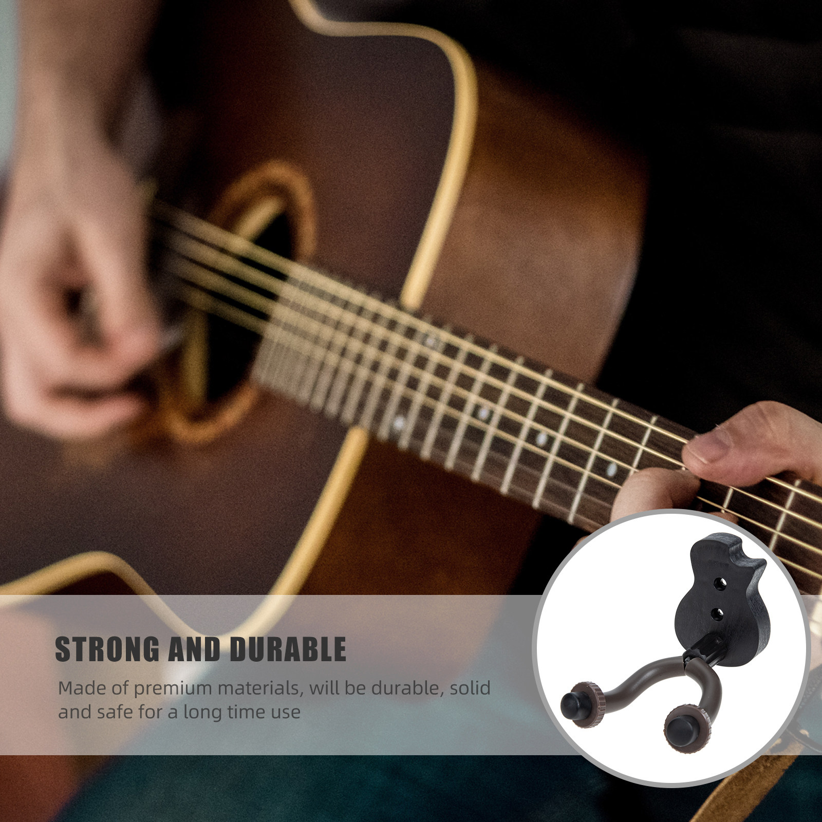 Guitar Wall Hanger Sturdy Soli - Violin Musical Instrument recension och pris