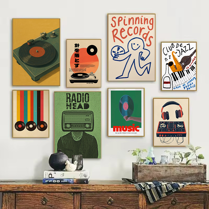 Retro Japanese Style Vinyl Rec - Musical Instrument Japanese recension och pris