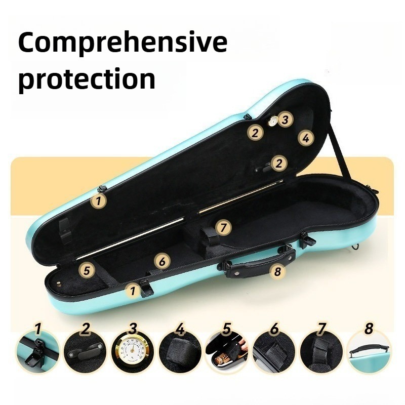 Carbon Fiber Violin Case Anti  - Violin Musical Instrument recension och pris
