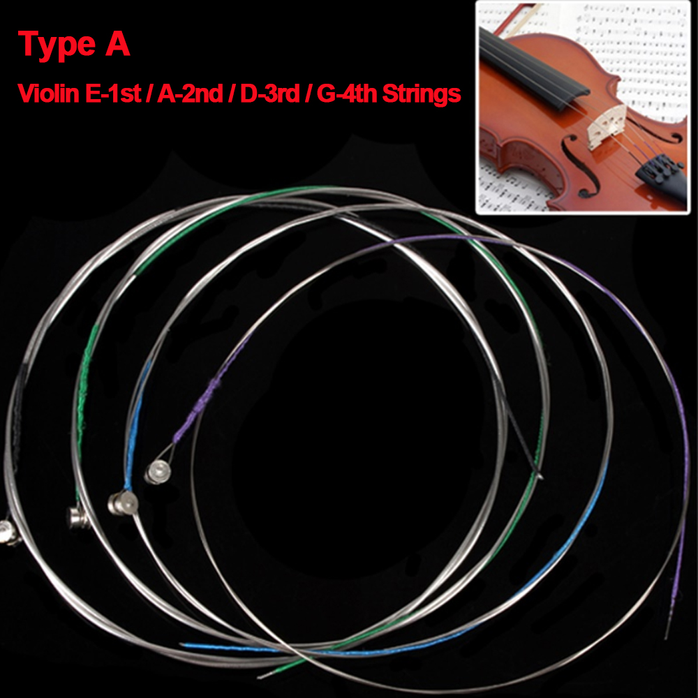4pcs/set Violin Strings E-A-D- - Violin Musical Instrument recension och pris