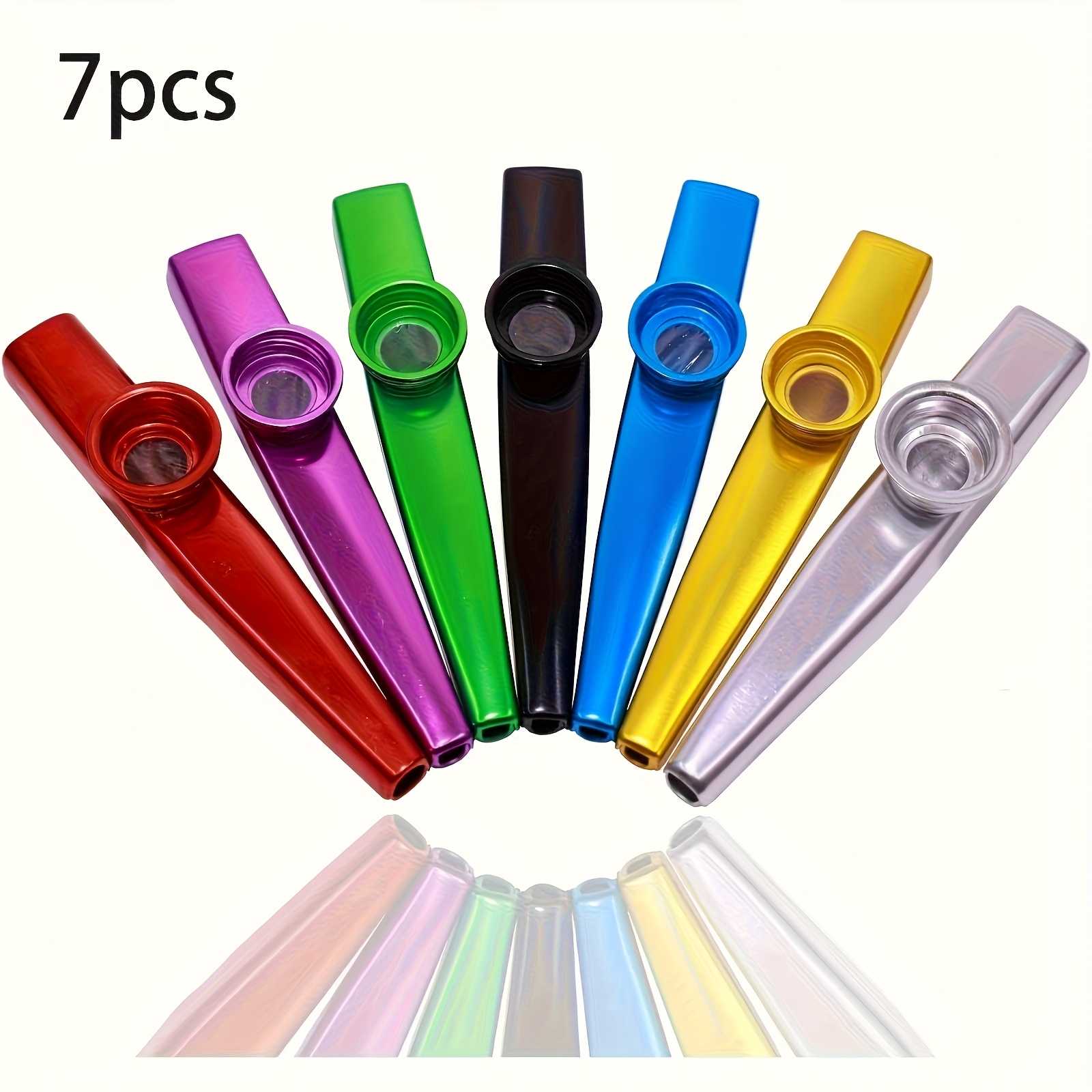 7pcs Metal Kazoos Simple Desig - Violin Musical Instrument recension och pris