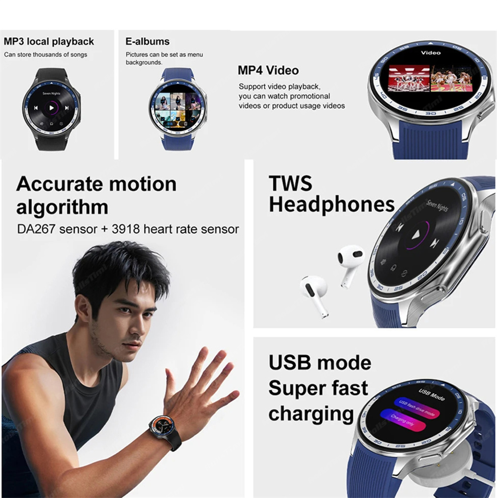 1.43 AMOLED Smart Watch 3D Sur - Musical Instrument Japanese recension och pris