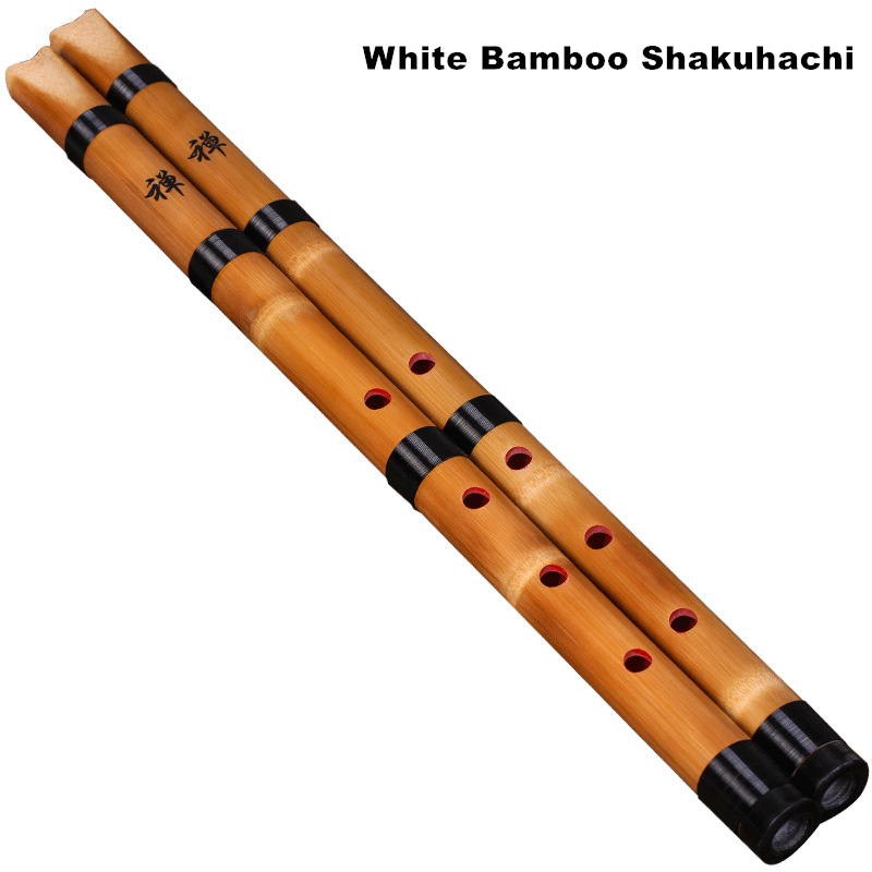 Handmade Natural White Bamboo  - Musical Instrument Japanese recension och pris