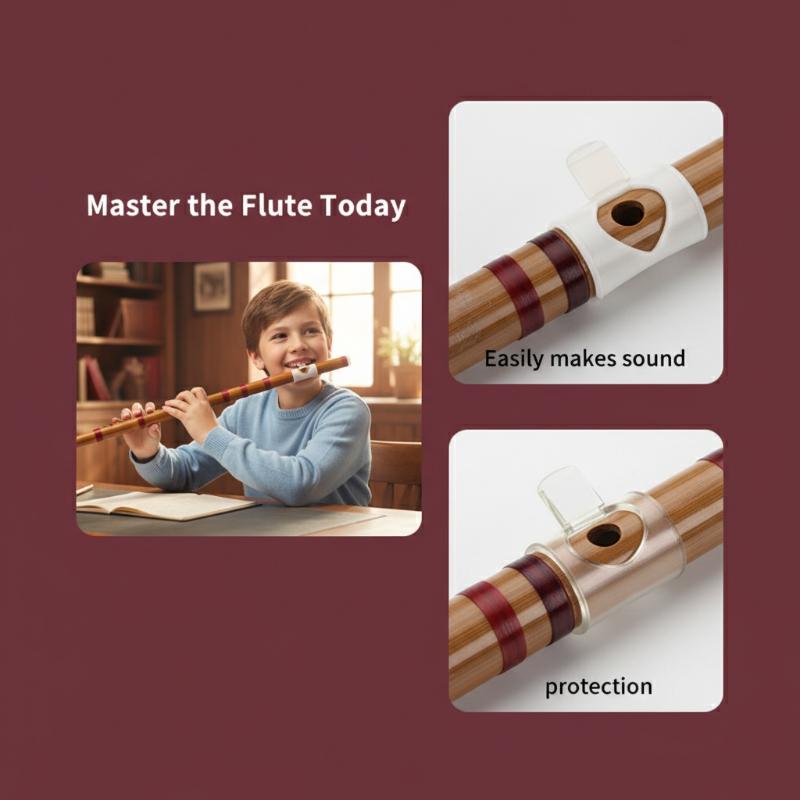 1PC Bamboo Flute Blowing Aid F - Musical Instrument You Blow Into recension och pris