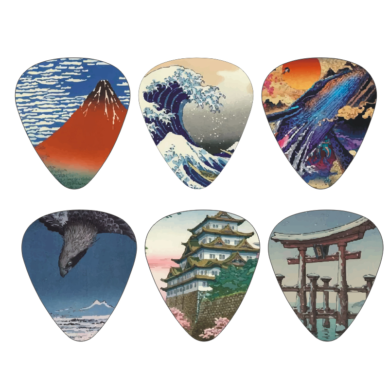 New 12pcs/set  Guitar Picks -  - Musical Instrument Japanese recension och pris