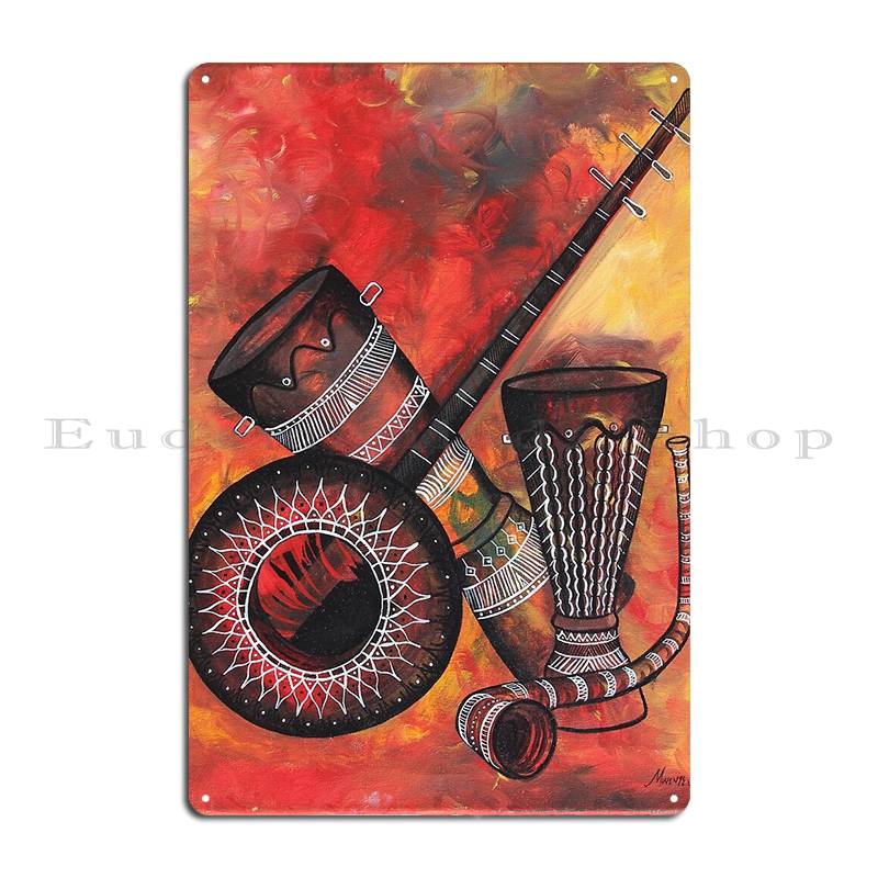 Music Instrument Metal Sign Ga - Musical Instrument Sign recension och pris