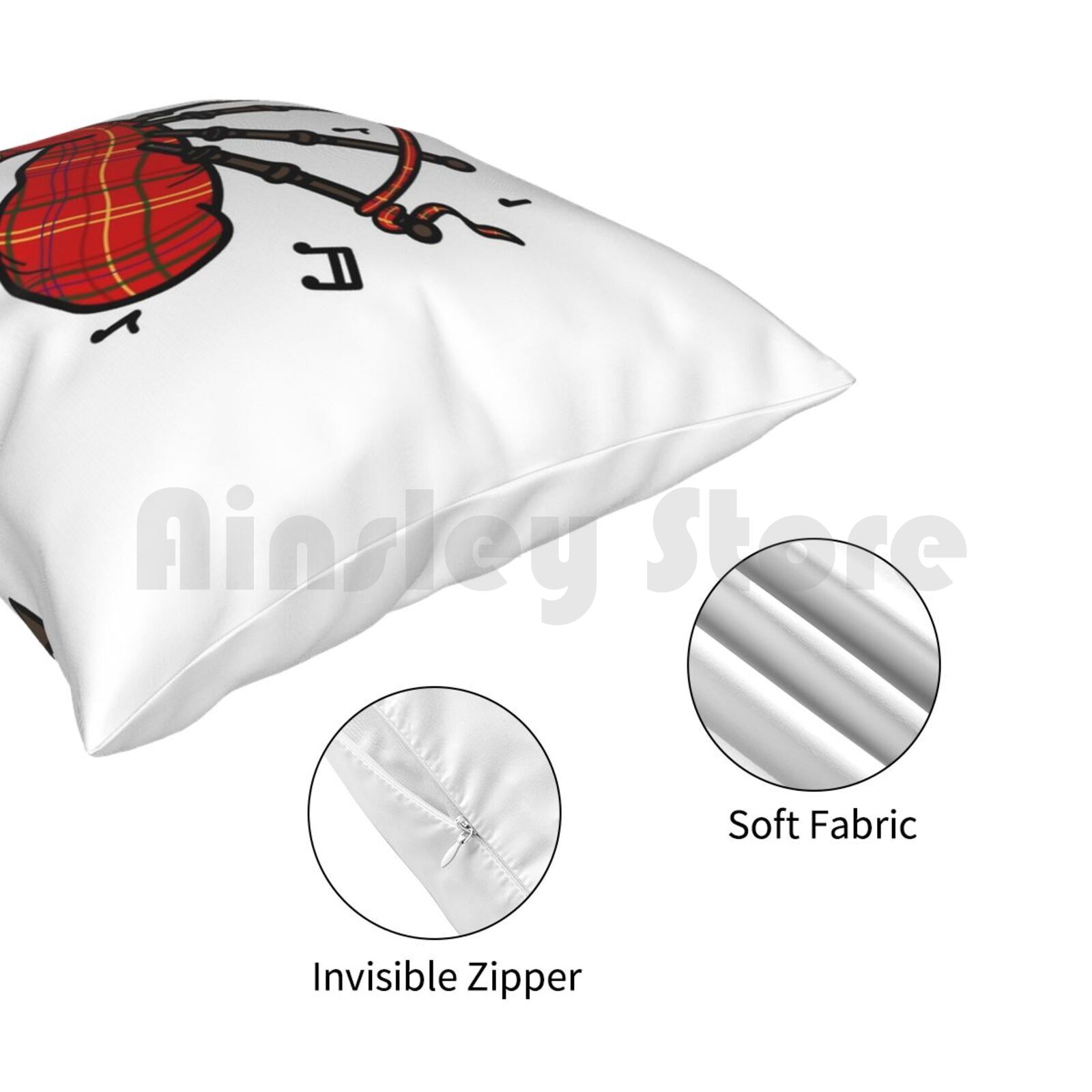 Bagpipes Pillow Case Printed H - Musical Instrument In Scotland recension och pris