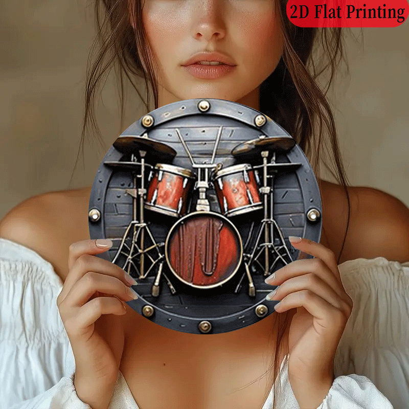 2D Flat, 1pc, 20.32x20.32 cm 2 - Musical Instrument Sign recension och pris