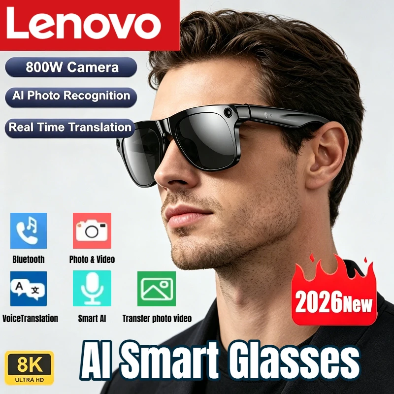 Lenovo AI Smart Glasses 8K HD  - Musical Instrument Japanese recension och pris